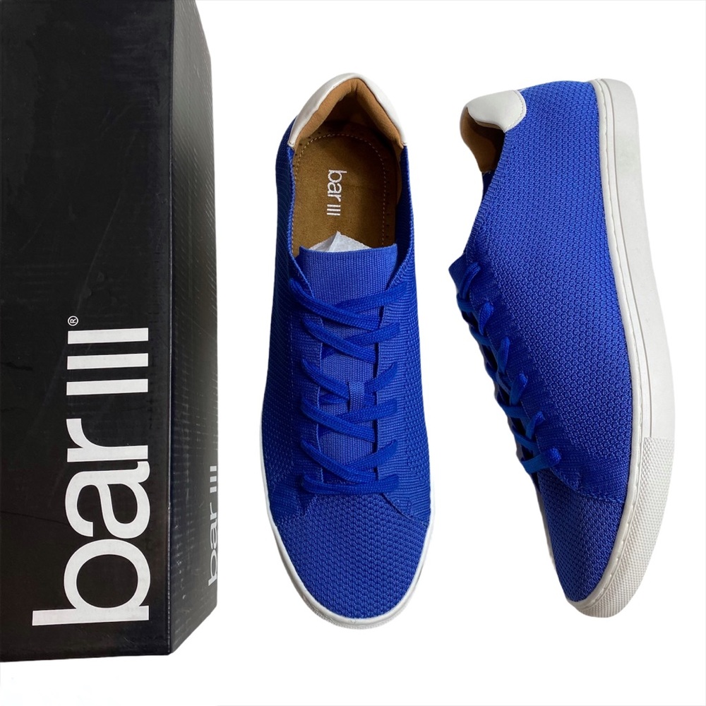 Bar III Donnie Cobalt Blue Skate Sneakers